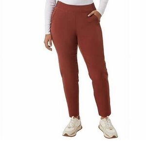 Last Chance NWT! 32Degrees Linen Terracotta Brown Sable Pants with Pockets XXL